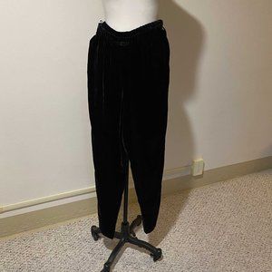 Eileen Fisher Black Velvet pants - Size 1 -  Small